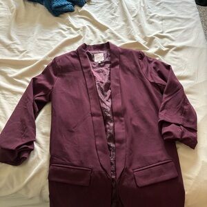 Maroon professional jacket